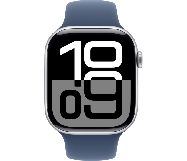 Apple Watch 10 42/Srebrne Aluminum/Niebieski Pasek S/M GPS - 1278079 - zdjęcie 2